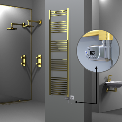 HAITI Elektrikli Havlupan 500x1800 Düz Altın (Thesis Termostat) 600W - Thumbnail 1HAI05001800DK2PE2060