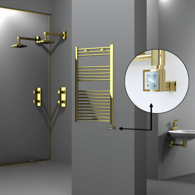 HAITI Elektrikli Havlupan 600x1000 Düz Altın (KTX3 Termostat) 300W - Thumbnail 1HAI06001000DK2PE7030