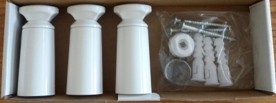 Radiva - Havlupan Montaj Seti 3'lü Beyaz Kör Tapalı - 334