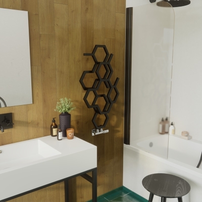 Radiva - HEX Tasarım Havlupan 486x821 Siyah - 500