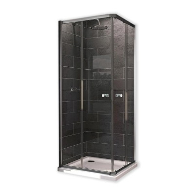 HÜPPE - Hüppe Duş Kabini Kare X0 90 x 90 cm - 2 Sabit 2 Kayar Kapılı - 0