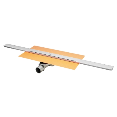 HÜPPE - Hüppe Duş Kanalı 40 cm 50 Lik Yandan Çıkışlı Mat Paslanmaz Çelik Galata A - 14