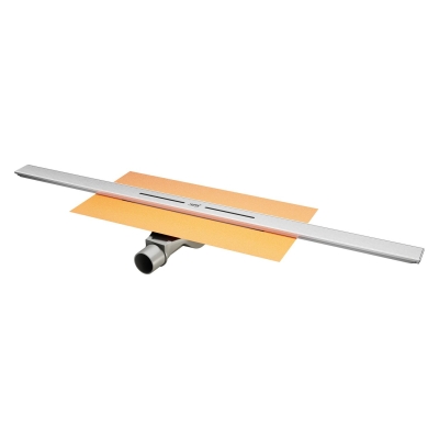 HÜPPE - Hüppe Duş Kanalı 60 cm 50 Lik Yandan Çıkışlı Mat Paslanmaz Çelik Galata X - 1