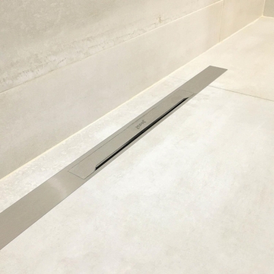 HÜPPE - Hüppe Duş Kanalı 60 cm 50 Lik Yandan Çıkışlı Parlak Paslanmaz Çelik Studio (1)