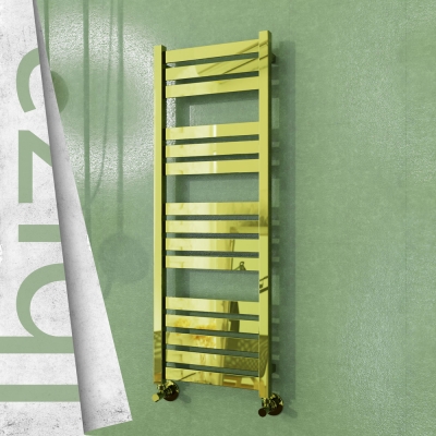 Radiva - IBIZA Paslanmaz Çelik Havlupan 400x1165 Altın (1)