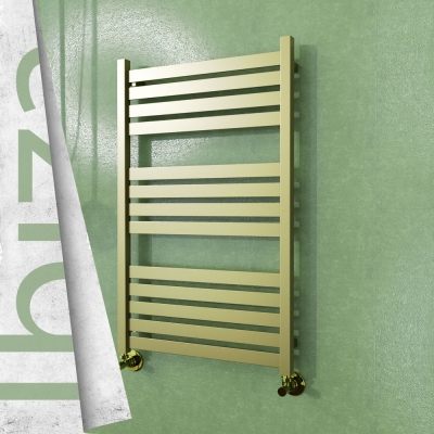 Radiva - IBIZA Paslanmaz Çelik Havlupan 600x960 Satine Altın (1)