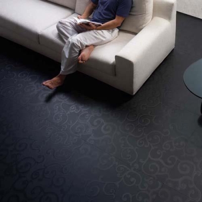 INALCO - İnalco Yer Karosu XXL Negro 80 x 80 cm