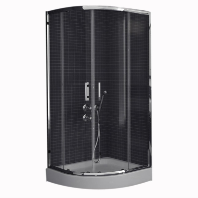 KABİNET - Kabinet Duş Kabini Köşe Oval Rossi Ars.D342a 90 X 90 cm