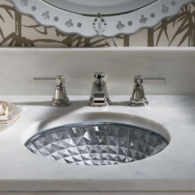 KOHLER - Kohler Lavabo Tezgah Altı Kallos Cam Döküm 