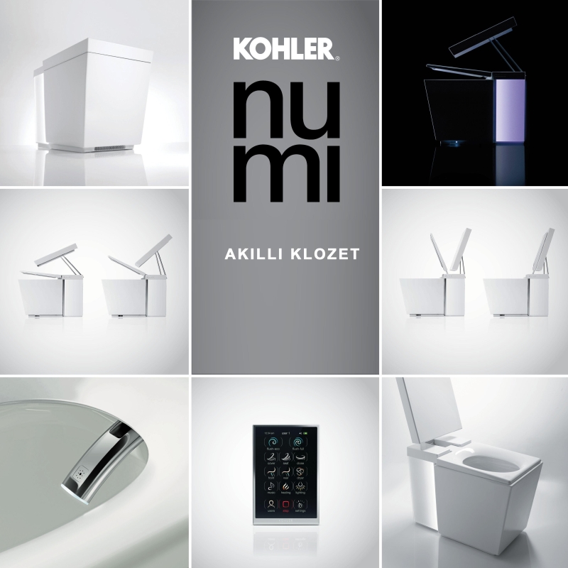 Kohler Klozet Numi Ada Tipi Akıllı Klozet Kompakt Set - 10KOH3901-00-TAKIM
