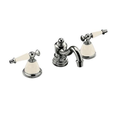 Kohler - Kohler Lavabo Bataryası Antique Krom & Badem Volan - 3