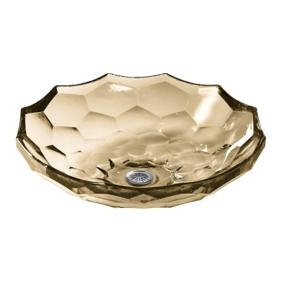KOHLER - Kohler Lavabo Briolette Cam Çanak Translucent Sandalwood - 0