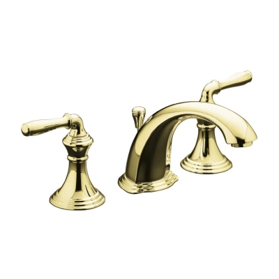 KOHLER - Kohler Lavabo Bataryası Devonshıre 3 Delikli Polished Brass - 4