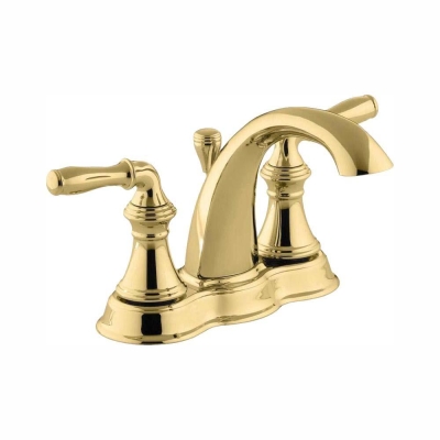 KOHLER - Kohler Lavabo Bataryası Devonshire Centerset Polished Brass - 0