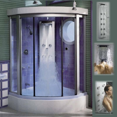 KOHLER - Kohler Duş Sistemi Body Spa 10 Jetli Duş Kulesi ve Tekne & Kabin Takımı Özel Ürün - 1