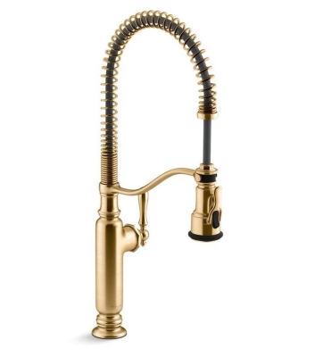 KOHLER - Kohler Eviye Bataryası Tournant Profesyonel, Mat Altın - 2