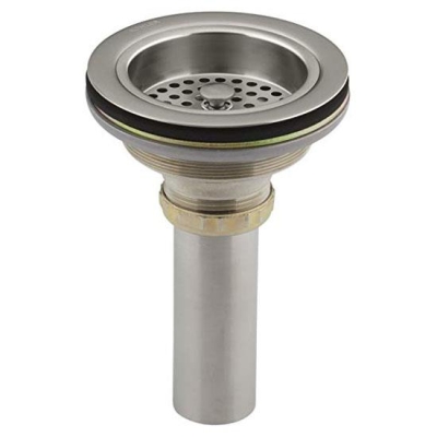 KOHLER - Kohler Eviye Süzgeci ve Boğazı Fırçalanmış Nikel - 0