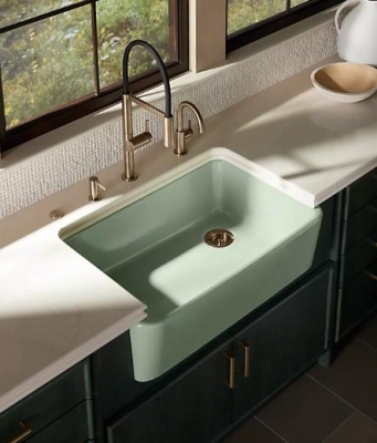 KOHLER - Kohler Eviye Süzgeci ve Boğazı Mat Altın