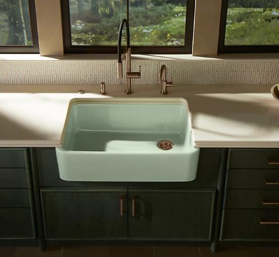 Kohler Eviye Süzgeci ve Boğazı Mat Altın - 10KOH8801-2MB