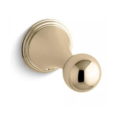 KOHLER - Kohler Bornoz Askısı Finial, Polished Brass KOHLER - Kohler Bornoz Askısı Finial, Polished Brass