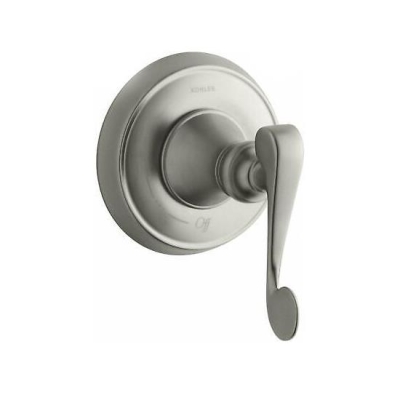 KOHLER - Kohler Gizli Taharat - Açma Kapama Valfi Ankastre Dış Kapak Reviva Scroll Handle Nikel Rengi Ük