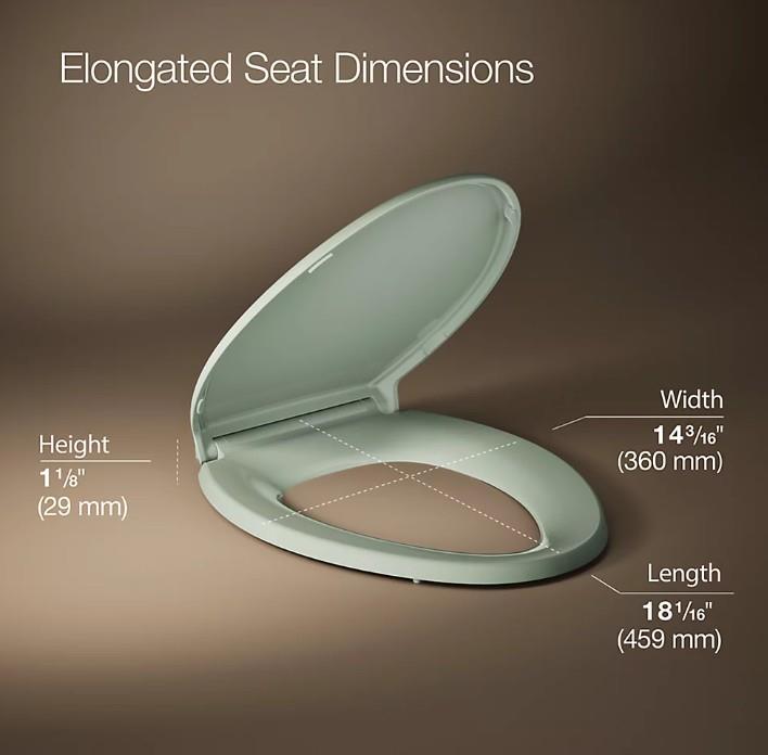 Kohler Klozet Kapağı Memoirs Stately, Aspen Green - 10KOH4733-RL-42