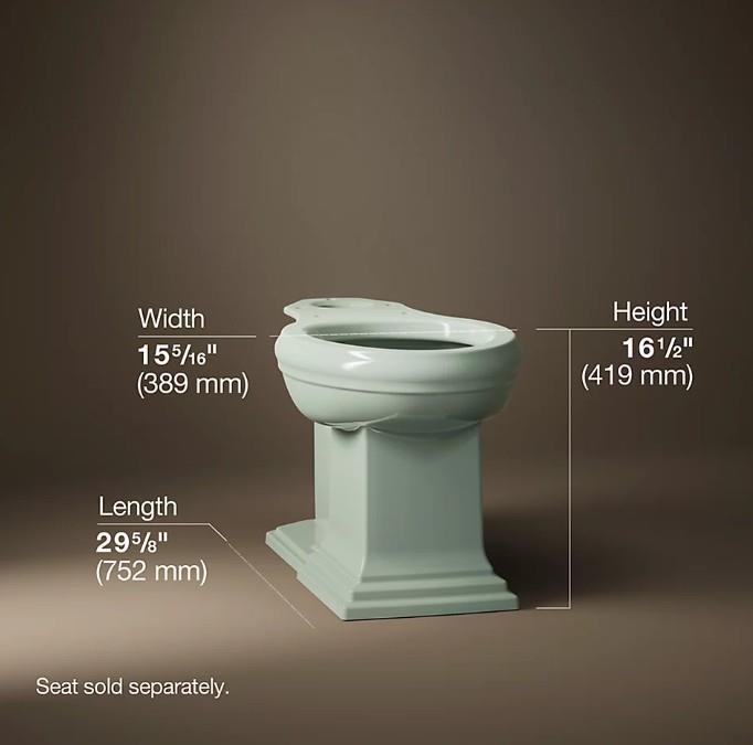 Kohler Klozet Memoirs Stately, Aspen Green - 10KOH5626-42
