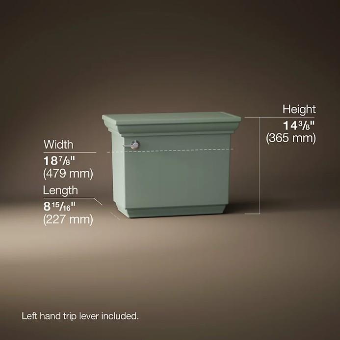 Kohler Klozet Rezervuarı Memoirs Stately, Aspen Green - 10KOH4434-42