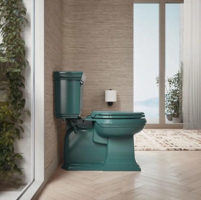 Kohler Klozet Kapağı Memoirs Stately, Teal - Thumbnail 10KOH4733-RL-17