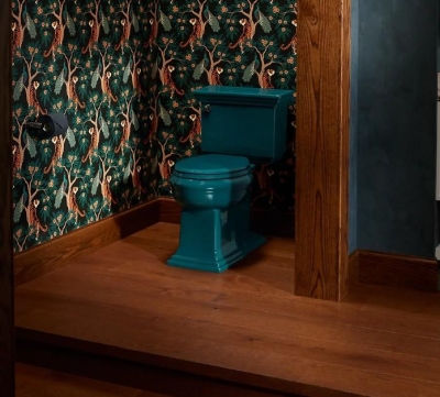 Kohler Klozet Kapağı Memoirs Stately, Teal - Thumbnail 10KOH4733-RL-17