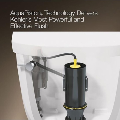KOHLER - Kohler Klozet Rezervuarlı San Souci, Siyah