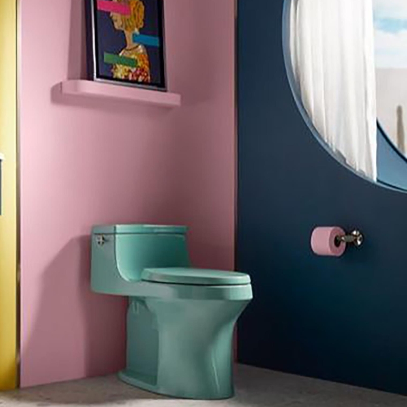 Kohler Klozet Rezervuarlı San Souci, Siyah - 10KOH5172-7