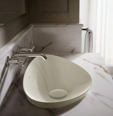 Kohler Lavabo Asimetrik Çanak Veil Bisküvi - Thumbnail 10KOH20704-N-96
