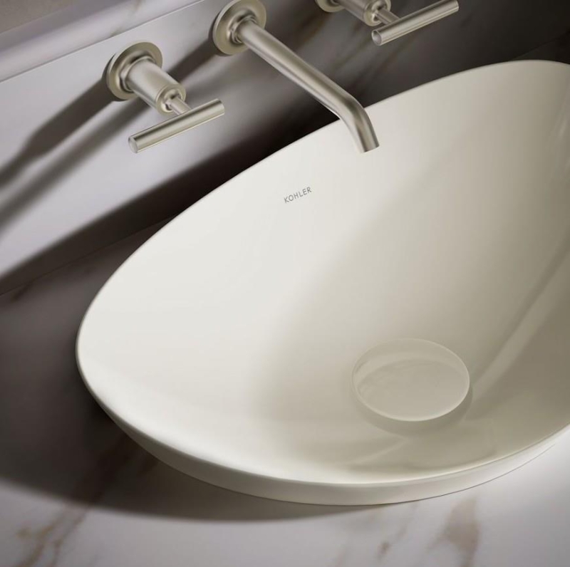 Kohler Lavabo Asimetrik Çanak Veil Bisküvi - 10KOH20704-N-96