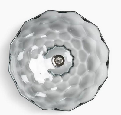 KOHLER - Kohler Lavabo Briolette Cam Çanak Translucent Stone