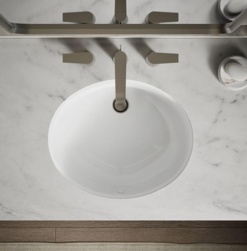 Kohler Lavabo Caxton Tezgahaltı Oval Beyaz - 10KOH-2210-00000