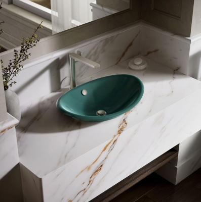 KOHLER - Kohler Lavabo Iron Plains Deniz Mavisi (1)