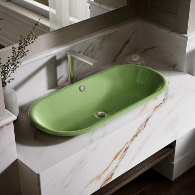 KOHLER - Kohler Lavabo Iron Plains Fresh Yeşil (1)