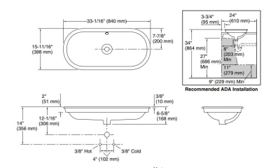 Kohler Lavabo Iron Plains Fresh Yeşil - Thumbnail 10KOH20213-PFG-34