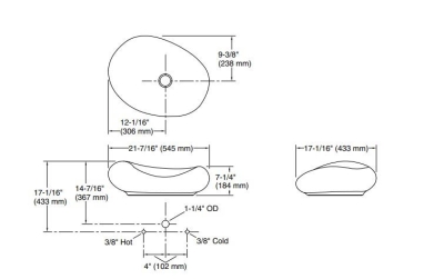 Kohler Lavabo Landshapes Daniel Arsham Beyaz Lavabo - Thumbnail 10KOH32300-0