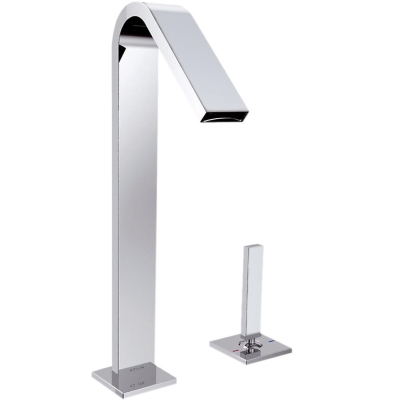 KOHLER - Kohler Lavabo Bataryası Loure Uzun Boyunlu Kumandalı Krom - 1