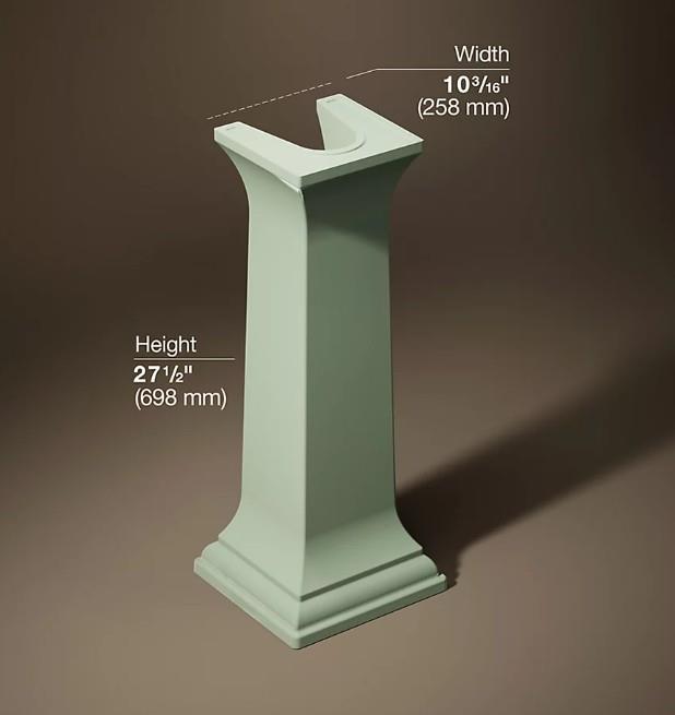 Kohler Memoirs Stately Aspen Green Lavabo İçin Ayak - 10KOH2267-42