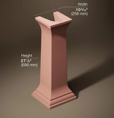 Kohler Memoirs Stately Peachblow Lavabo İçin Ayak - Thumbnail 10KOH2267-V10