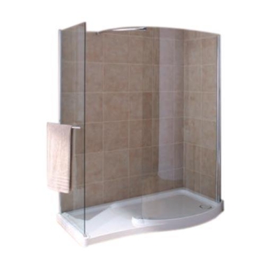 Kohler - Kohler Duş Kabini Minima Walk-In Sağ Yıkanma Alanlı Tekne&Kabin Takımı 170 x 70 cm - 2