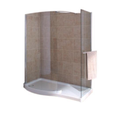 KOHLER - Kohler Duş Kabini&TekneTakımı Minima Walk-In Sol Yıkanma Alanlı 170 x 70 cm - 4