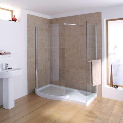 KOHLER - Kohler Duş Kabini&TekneTakımı Minima Walk-In Sol Yıkanma Alanlı 170 x 70 cm (1)