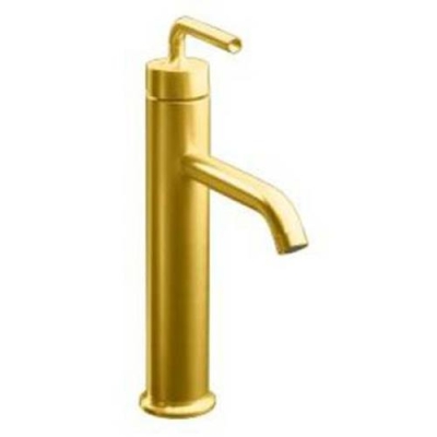 KOHLER - Kohler Lavabo Bataryası Çanak Purist, Modern Brushed Gold - 1
