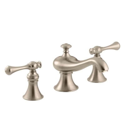 KOHLER - Kohler Lavabo Bataryası Revival Traditional Handle 3 Delikli Brushed Bronz - 1