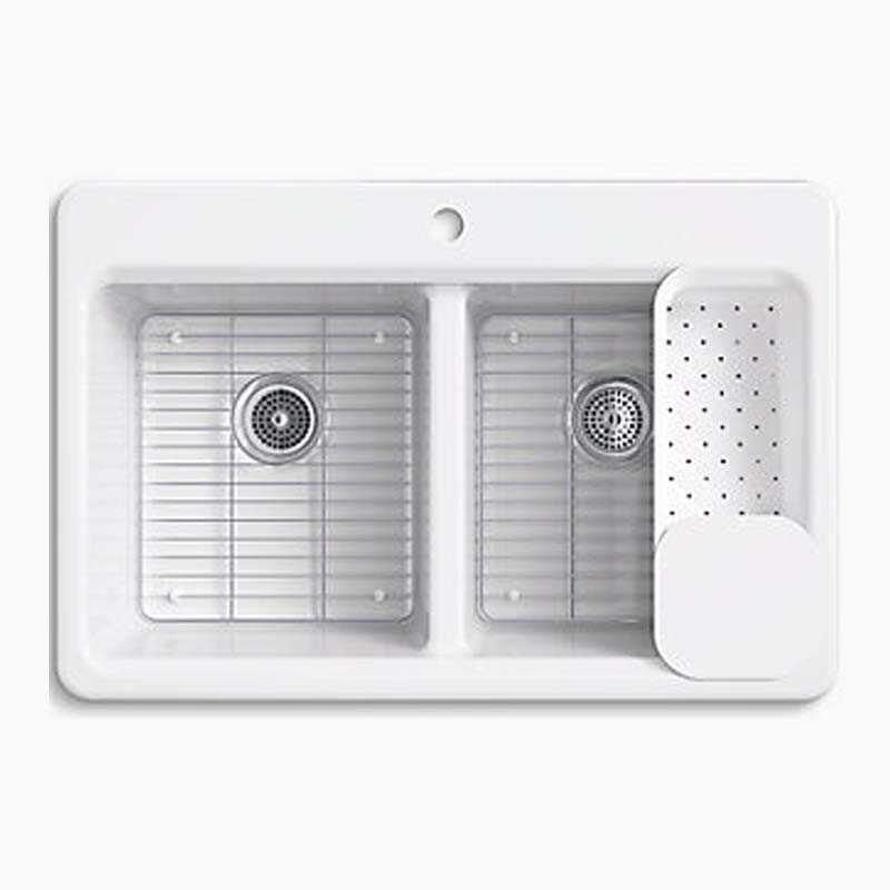 Kohler Riverby Döküm Eviye Beyaz - 10KOH8679-1A2-0