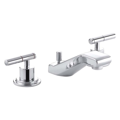 KOHLER - Kohler Lavabo Bataryası Taboret 3 Delikli Polished Krom - 1